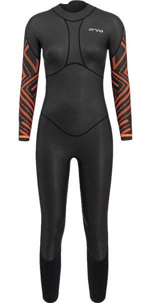 2026 Orca Mujer Vitalis Breast Stroke Back Zip Open Water Swim Neopreno NN6B4801 - Black